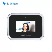 钉钉M6X 面部人脸识别考勤机无线智能打卡机多地刷脸云考勤机员工签到器 标配
