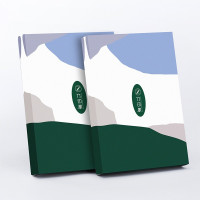 竹印象(BAMBOO IMPRESSION) 竹纤维 zyx-01001洗碗巾套装(多彩方巾盒)