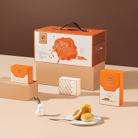 鲜品屋鲜品寻味1.11kg黑藜麦月饼豆乳芝士月饼夏威夷果仁月饼组合装月饼礼盒