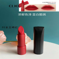 clio珂莱欧小黑跟烈焰丝绒唇膏雾感哑光口红显色韩国彩妆保湿素颜