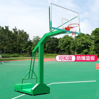 DHS艾莱特篮球架户外国标比赛成人标准训练篮球框学校广场室外篮球架子室内凹箱款全套安装