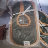 平板拖把 工厂棉纱排拖保洁商用棉线棉布尘推地拖 军黄加厚款40cm GB501 1个