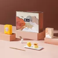 鲜品屋鲜品荟彩995g黑藜麦月饼黑豆凤梨味月饼莲蓉蛋黄月饼组合装月饼礼盒