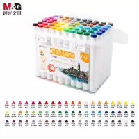 晨光(M&G)文具60色双头酒精性快干马克笔绘画手绘涂鸦工具APMV0904