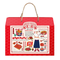 双汇(Shuanghui)熟食香卤猪肉酱香卤味猪脆耳凉菜下酒菜 双汇熟食喜宴2295g