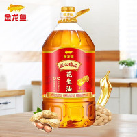 金龙鱼 匠心臻品食用油物理压榨工艺 防漏设计一级花生油5L