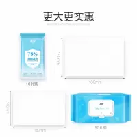 75%酒精湿巾(80片装)