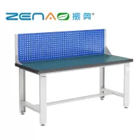 振奥 重型钳工工作台防静电桌工厂维修台车间流水线多功能工具台 /台(1800x750x1250mm 1.8米单桌带挂板)