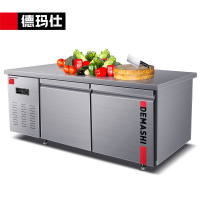 德玛仕DEMASHI商用冷柜工作台1.8米冰柜工作台台冰柜卧式TD0.4L2D (1.8*0.8*0.8全冷冻)