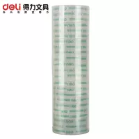 得力(deli)30011透明胶带 12卷/筒 3筒/组