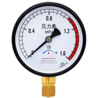 Y100储气罐压力表空压机表气压水压真空表0-1.6MPA气泵表