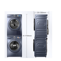 小天鹅(LittleSwan)1.1洗净比 10kg滚筒洗衣机热泵烘干机G100VIC