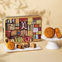 美心(Meixin)香港美心 流心莲蓉蛋黄多口味月饼礼盒 6口味精选组合口味730g