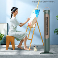 先锋(SINGFUN)绿色塔扇遥控摇头定时电风扇落地家用大无叶风扇FTT10-22AHR
