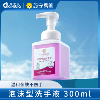 手部免洗消毒液洗手液便携杀菌消毒儿童学生速干泡沫300ml/瓶家用