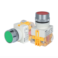 德力西 按钮开关 LAY7-11BN 绿 1个