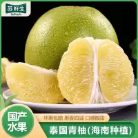 [苏鲜生]海南种植泰国青柚 净重3斤 1-2个 单果700-2000g 当季新鲜孕妇水果