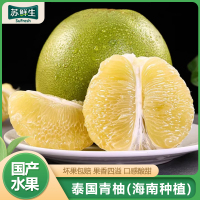 [苏鲜生]海南种植泰国青柚 净重8.5斤 2-5个 单果700-2000g 当季新鲜孕妇水果