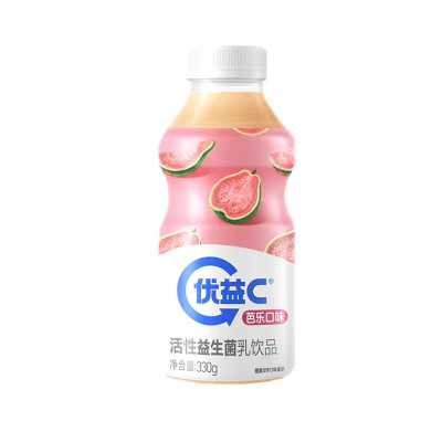 蒙牛 优益C活菌型乳酸菌饮品 芭乐味330ml*3瓶