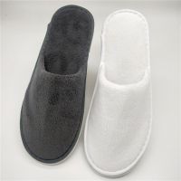 一次性拖鞋 普通珊瑚绒材质 鞋底厚度6.5mm 鞋底防滑款 宾馆拖鞋