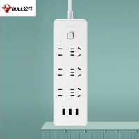 公牛(bull) UUB126 3米 USB充电智能插排 转换器接线板