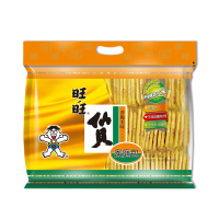 旺旺 仙贝 七夕礼物 零食膨化食品饼干糕点 家庭装 400g