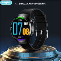 engue恩谷 全触智能商务通话手表 EG-T12B NFC版