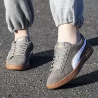 Puma彪马冬季中性鞋翻毛皮低帮运动情侣板鞋3989-27