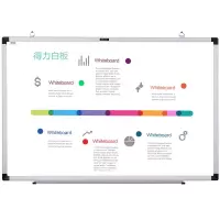 得力 白板150*90cm 挂式白板 7856