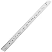 可得优钢皮尺30cm绘图钢直尺30cm 不锈钢直尺 ZCG-30