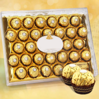 以味坊 巧克力果干蜜饯礼盒(包含榛果威化糖果巧克力24粒装1盒、果干蜜饯礼盒1328g 1盒) 1套