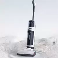 石头-C 智能洗地机 家用扫地吸尘洗拖一体拖地机 无线洗地机 抗菌烘干 A10 黑色