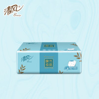 清风四叶草压花100抽抽取式面纸一提(4包/提)