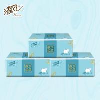 清风四叶草压花120抽抽取式面纸(24包/箱)