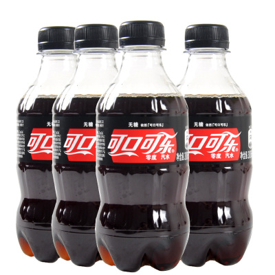 零度可口可乐300ML*6瓶无糖可乐饮料碳酸饮品