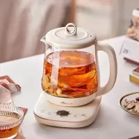 小熊(Bear)养生壶 1.5L煮茶壶煮茶器 玻璃花茶壶 316不锈钢恒温水壶烧水壶电热水壶 YSH-E15M1