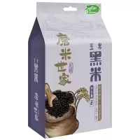 十月稻田磨米世家五常黑米1kg