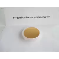 2英寸蓝宝石晶片生长YBCO/黄金薄膜 2''YBCO/Au film on sapphire wafer