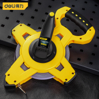 得力/deli 卷尺 DL9100G 黄色 3倍速卷尺
