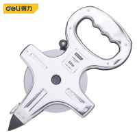 得力/deli 卷尺 DL9150 白色 铁壳架式钢卷尺