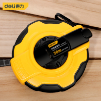 得力/deli 卷尺 DL9820Z 黄色 包胶纤维皮卷尺