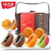 味滋源中秋月饼提篮腰封388g