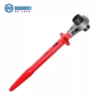 宝合(BOOHER)浸塑型双头尖尾棘轮扳手17x19MM YX