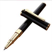 毕加索(pimio)宝珠笔签字笔男女士商务成人办公学生用0.5mm保罗系列988纯黑色