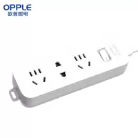 欧普照明(OPPLE)国标基础有线排插10A 250V1.8M 插线板S03-2303