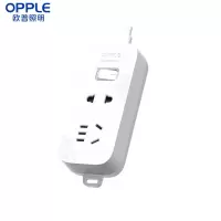 欧普照明(OPPLE)国标基础有线排插10A 250V1.8M 插线板S03-2203