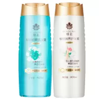 蜂花洗发水/润发乳/套装植物 (男女士生姜皂角去屑/薄荷劲爽/玫瑰滋养) 洗护套装劲爽洗400ml+润养护400ml