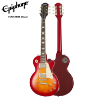 epiphone易普锋电吉他1959 Les Paul Custom孤独摇滚播出吉他旧化深樱桃红渐变色