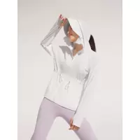 波司登(BOSIDENG)明星同款女防晒衣外套连帽原纱防晒服防紫外线UPF100+