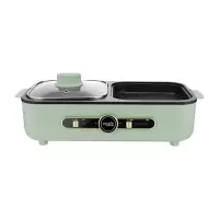 乐扣乐扣(LOCK&LOCK) 小家电涮烤一体锅绿色1300W EJP1537GRN